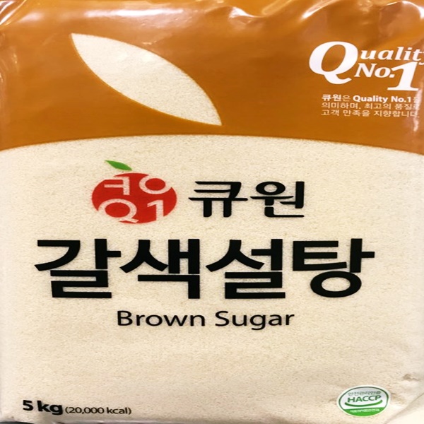 New 큐원 갈색 설탕 5KG
