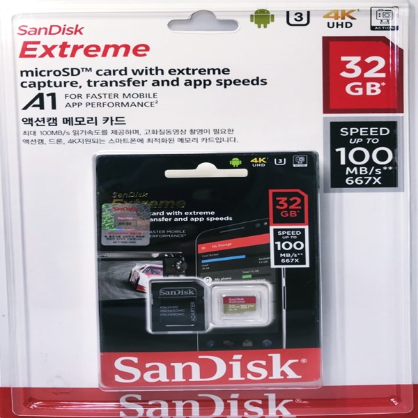 SANDISK 샌디스크 EXTREME MICRO SD 32GB