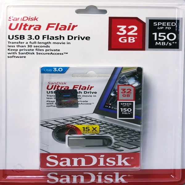 SANDISK 샌디스크 ULTRA FLAIR USB 3.0 / 32GB